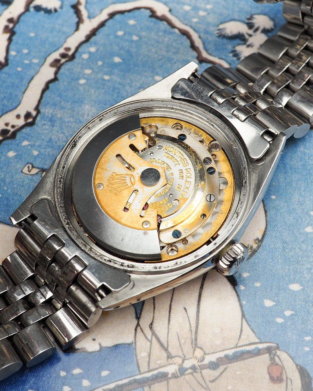 1962 Rolex Datejust 1603 with bamboo bezel