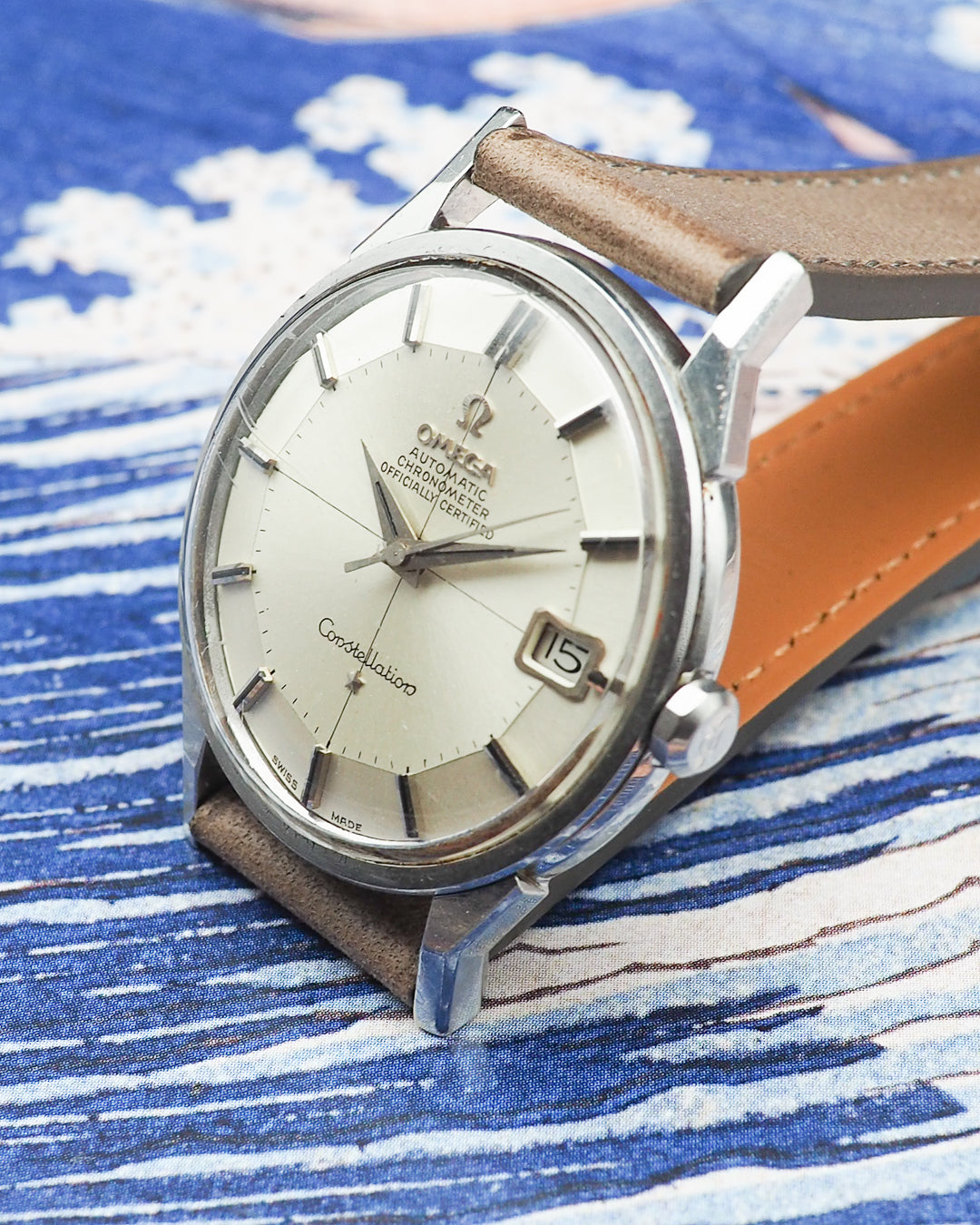 1966 Omega Constellation Pie-pan dial ref 168.005 "cross-hair"