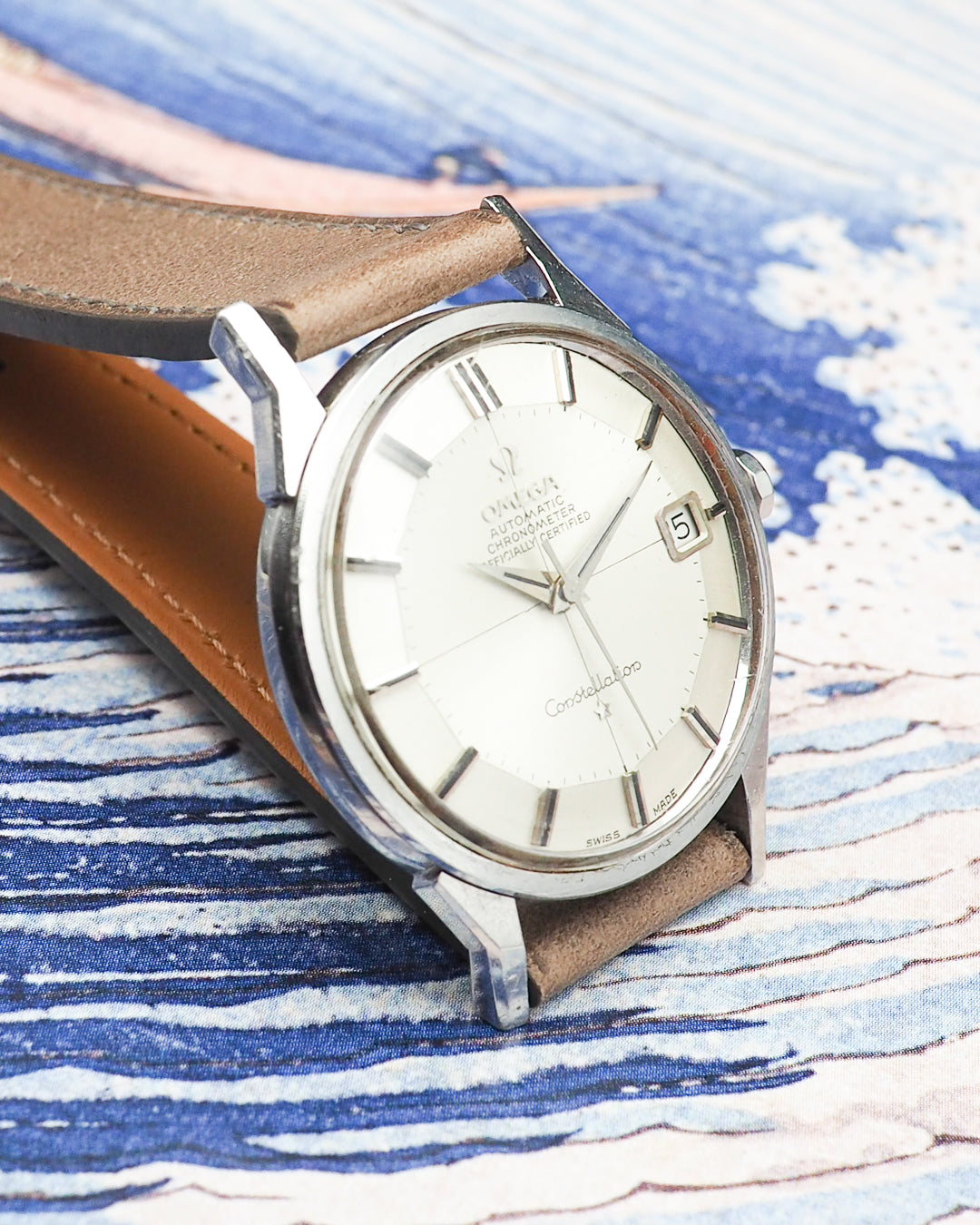 1966 Omega Constellation Pie-pan dial ref 168.005 "cross-hair"
