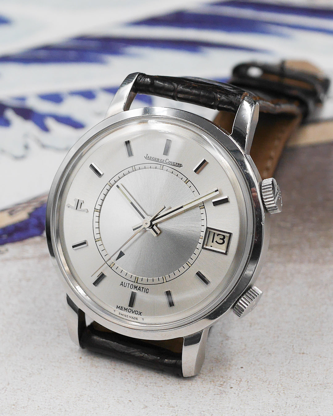 1970s Jaeger-Lecoultre Memovox 875.42 Speed Beat Full Set