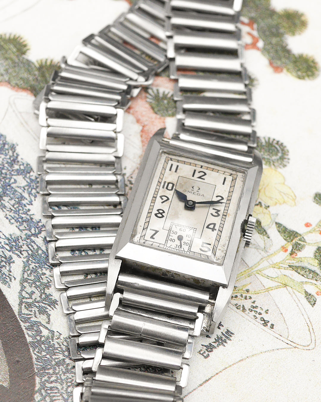 1930s Omega Curvex cal. T17 "Importé de Suisse" with Gay Fr?res bracelet