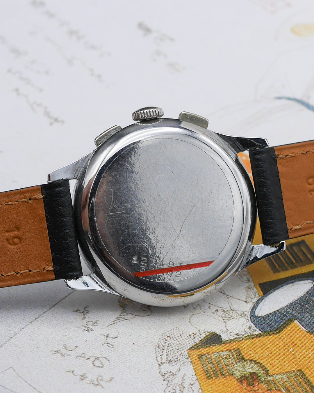 1940s Universal Geneve oversized Compax chronograph