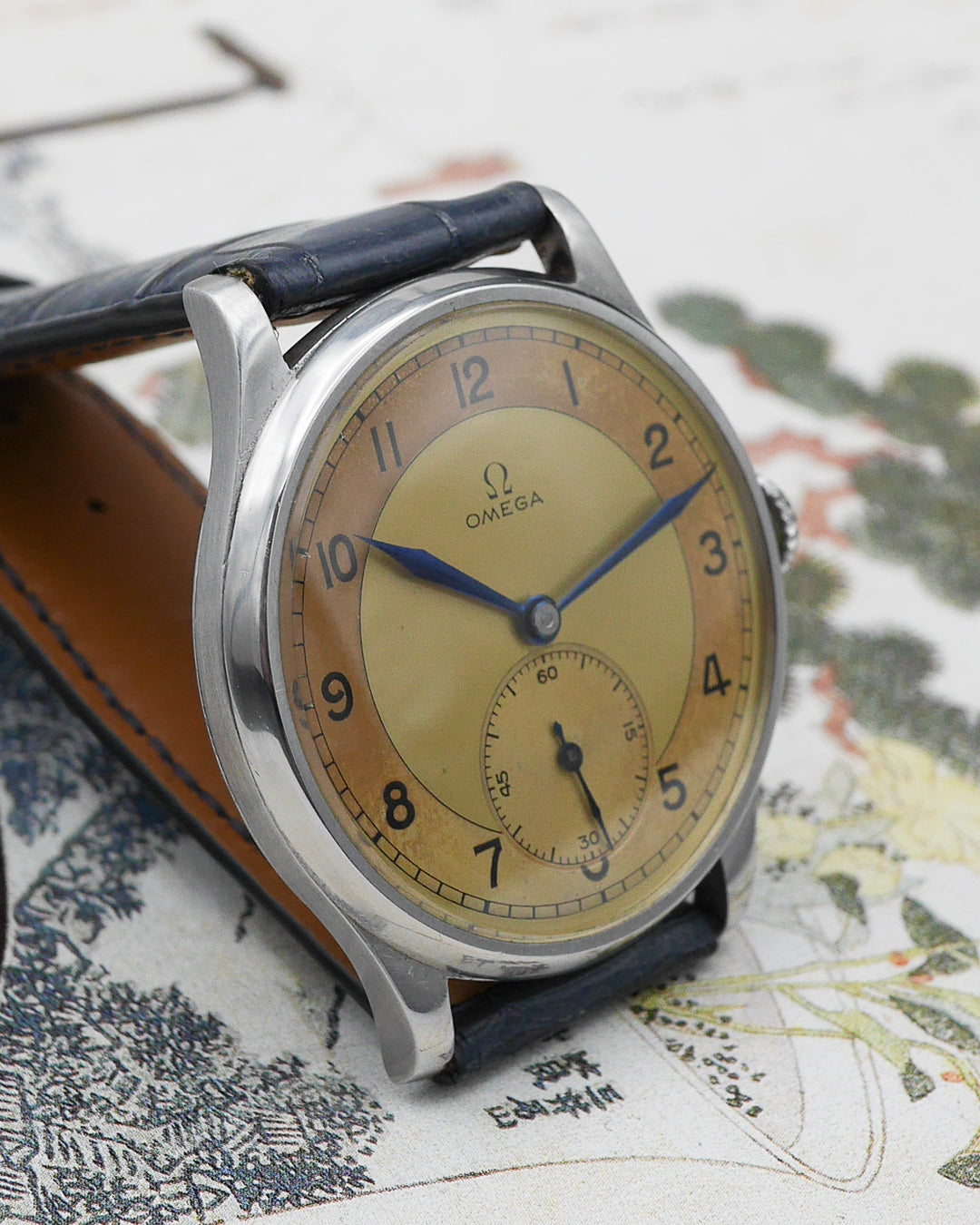 1940s Omega Seamaster CK859 Jumbo Amber and Champagne dial