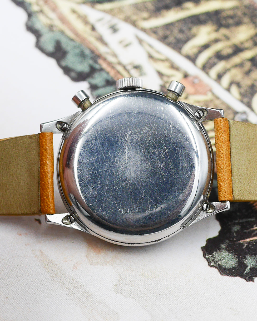 1940s Bovet Mono-Rattrapante with clamshell case