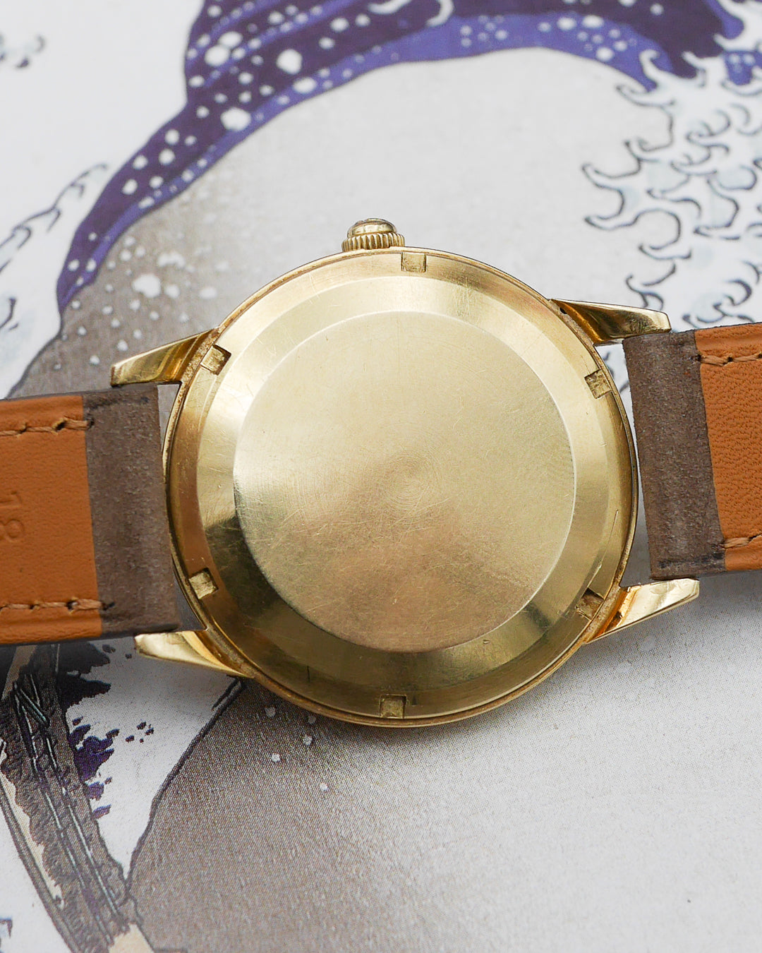 1952 rare Omega 2737SC oversized in 18kt gold