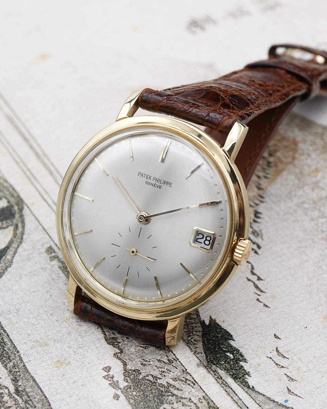 1968 Patek Philippe Calatrava 3445J with Extract from the Archives