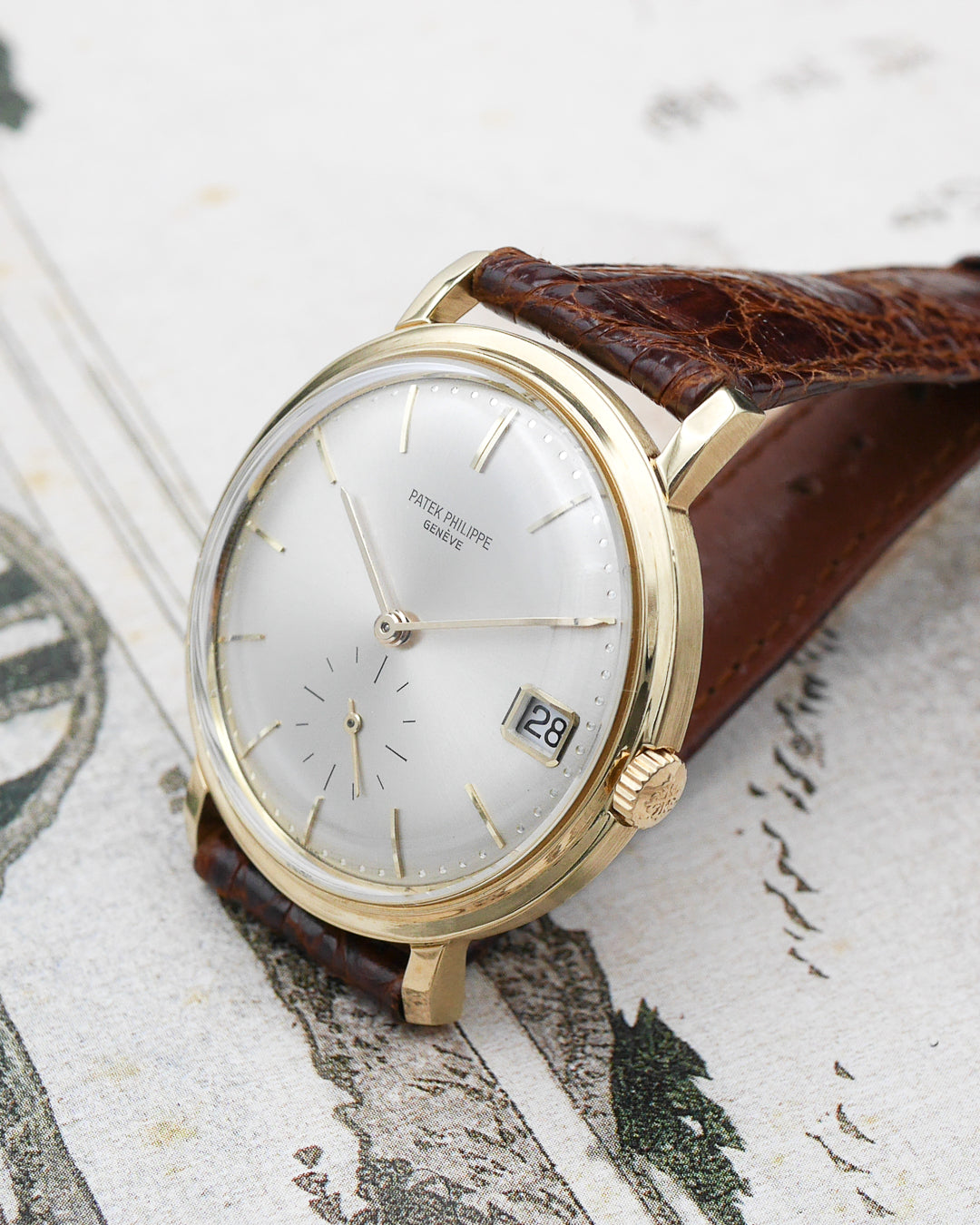 1968 Patek Philippe Calatrava 3445J with Extract from the Archives