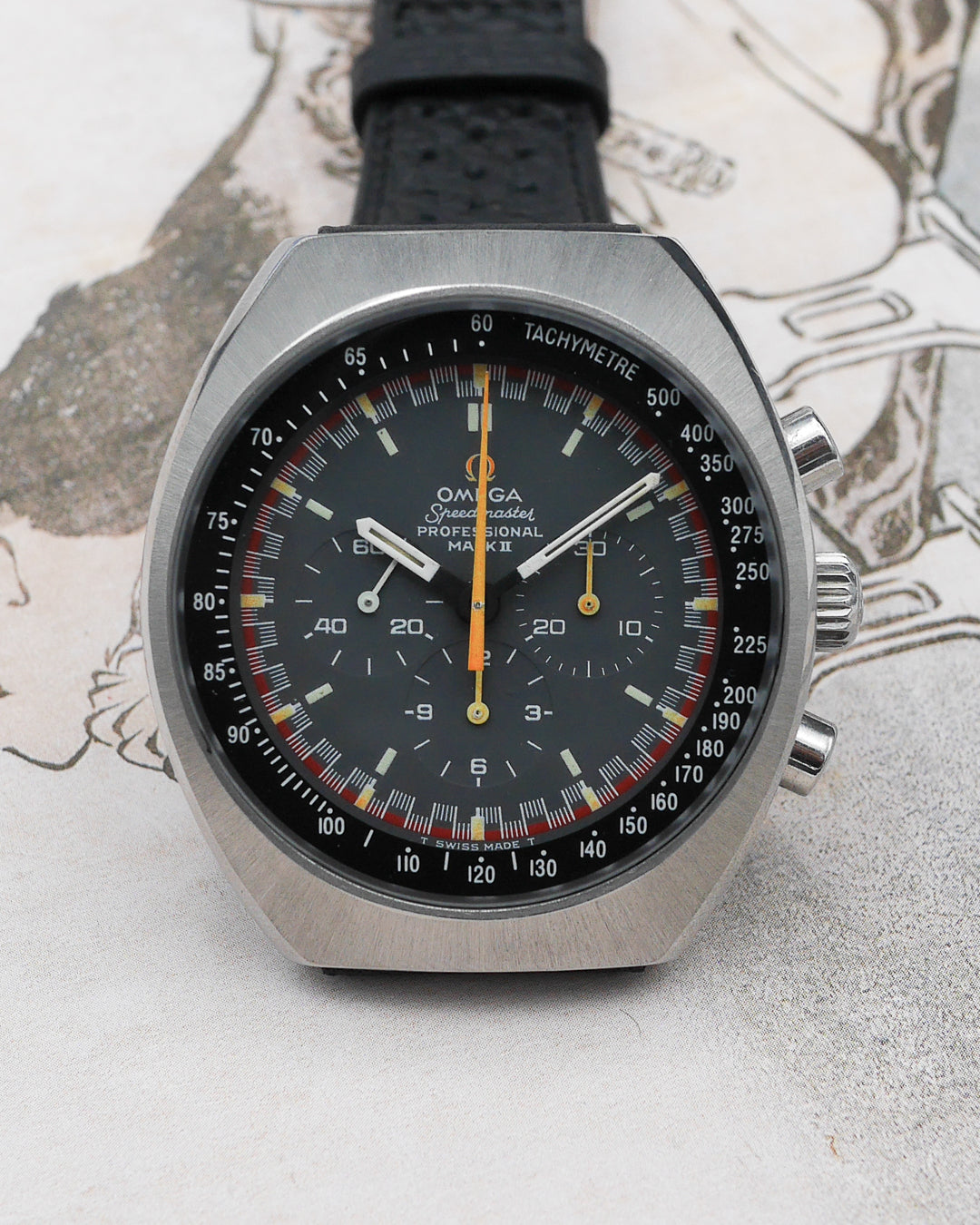 1970s Omega Speedmaster Professional Mark II 145.014 Racing Dial