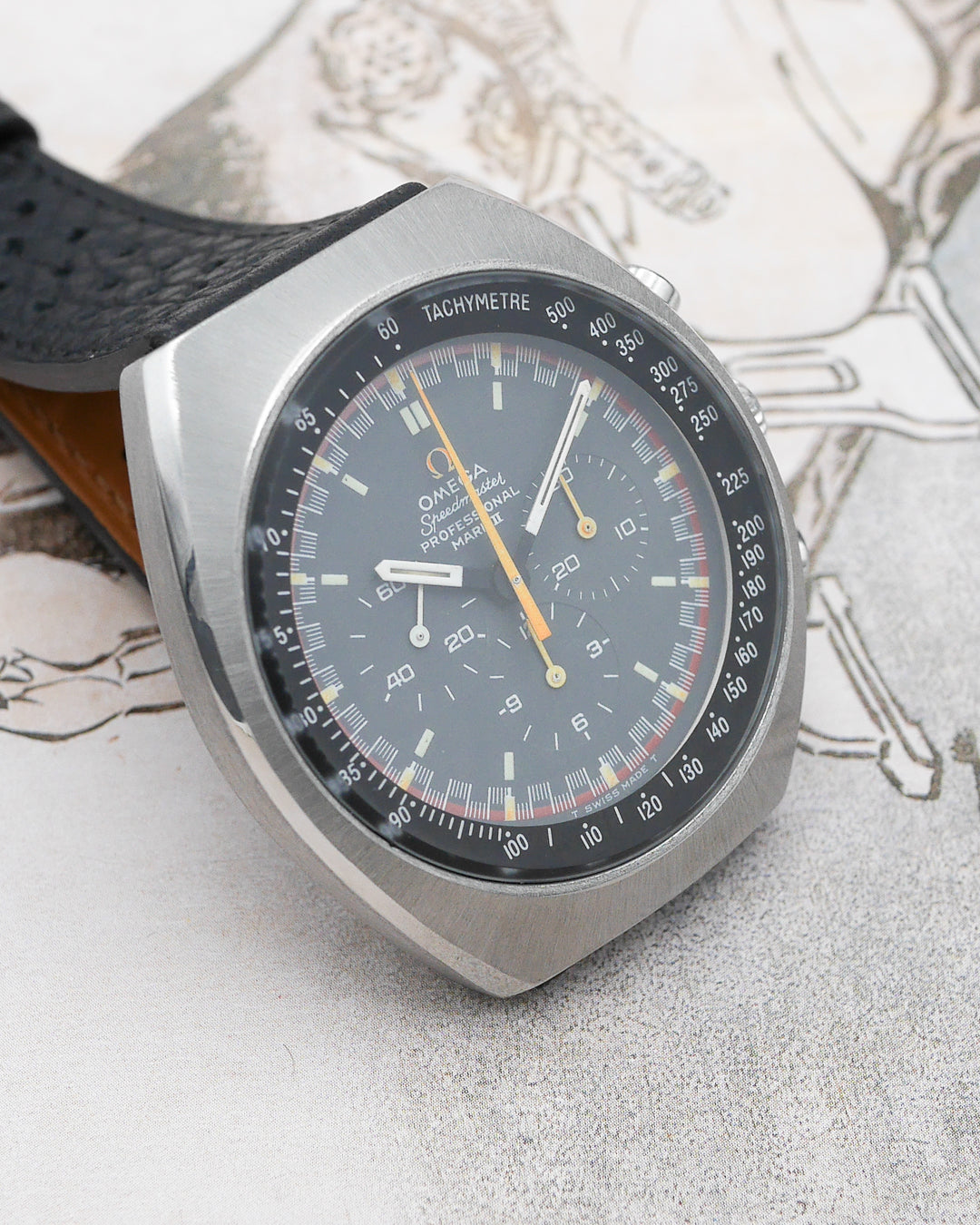 1970s Omega Speedmaster Professional Mark II 145.014 Racing Dial