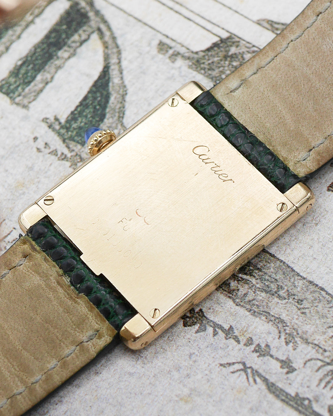 1976 Cartier Tank Louis Ultra Thin with original guarantee card