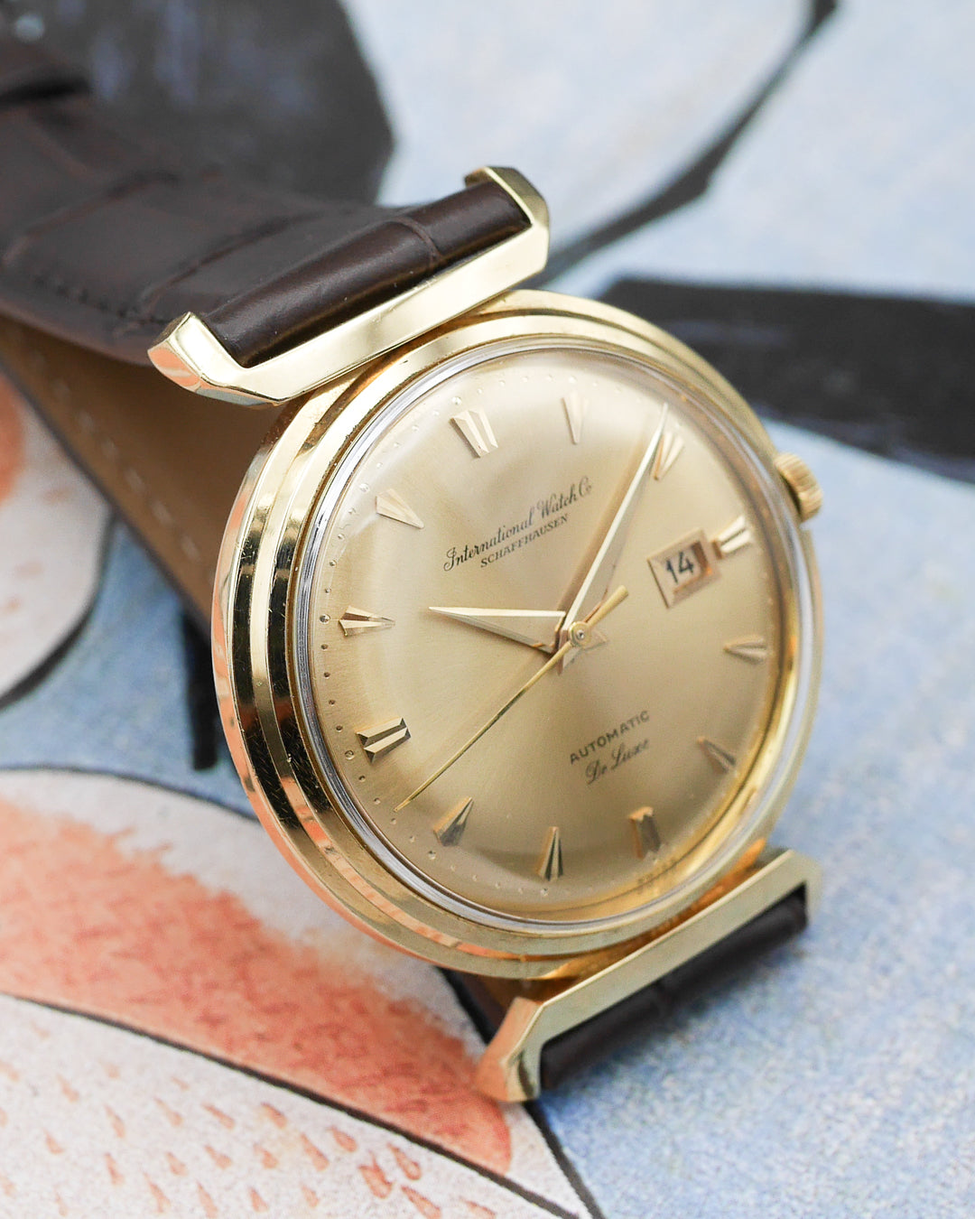 1950s IWC De Luxe "Flying Lugs"