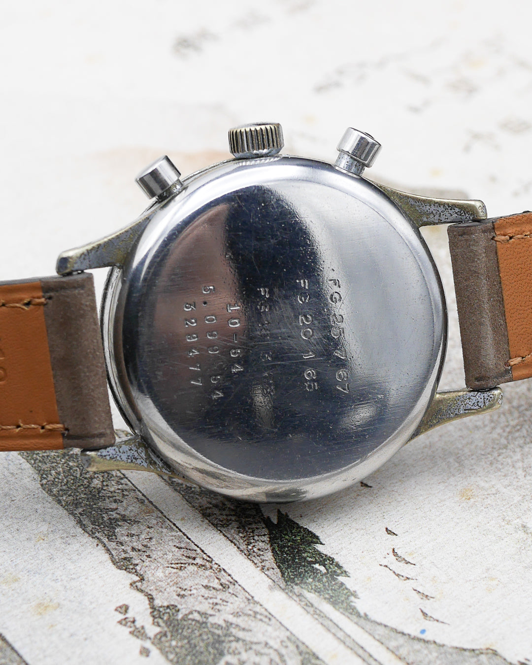 1954 Auricoste Chronographe Type XX flyback