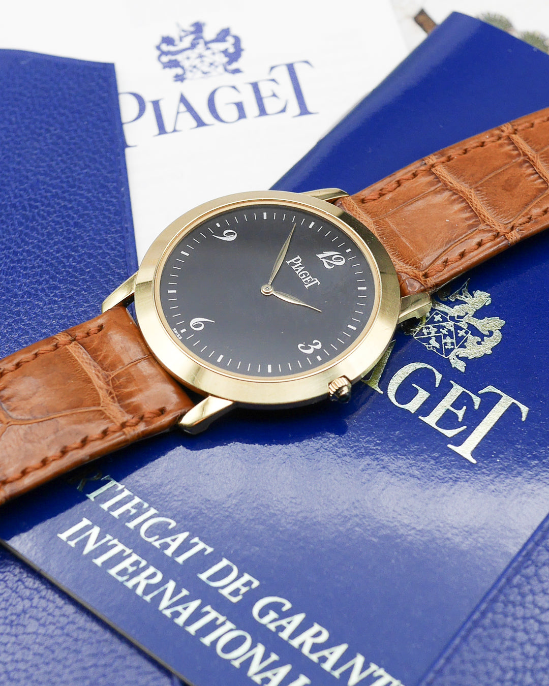 2000s Piaget Altiplano black Breguet dial - Full Set