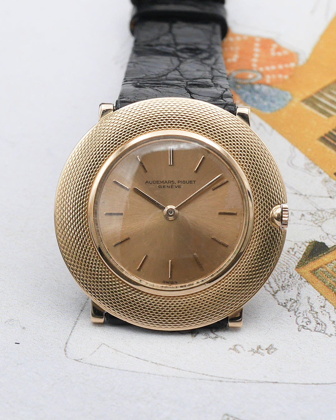 1950s Audemars Piguet Disco Volante ref 5093 in pink gold