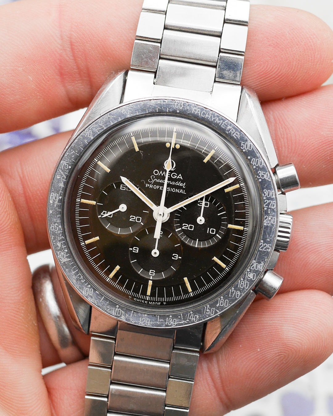 1969 Omega Speedmaster 145-022 tropical brown dial