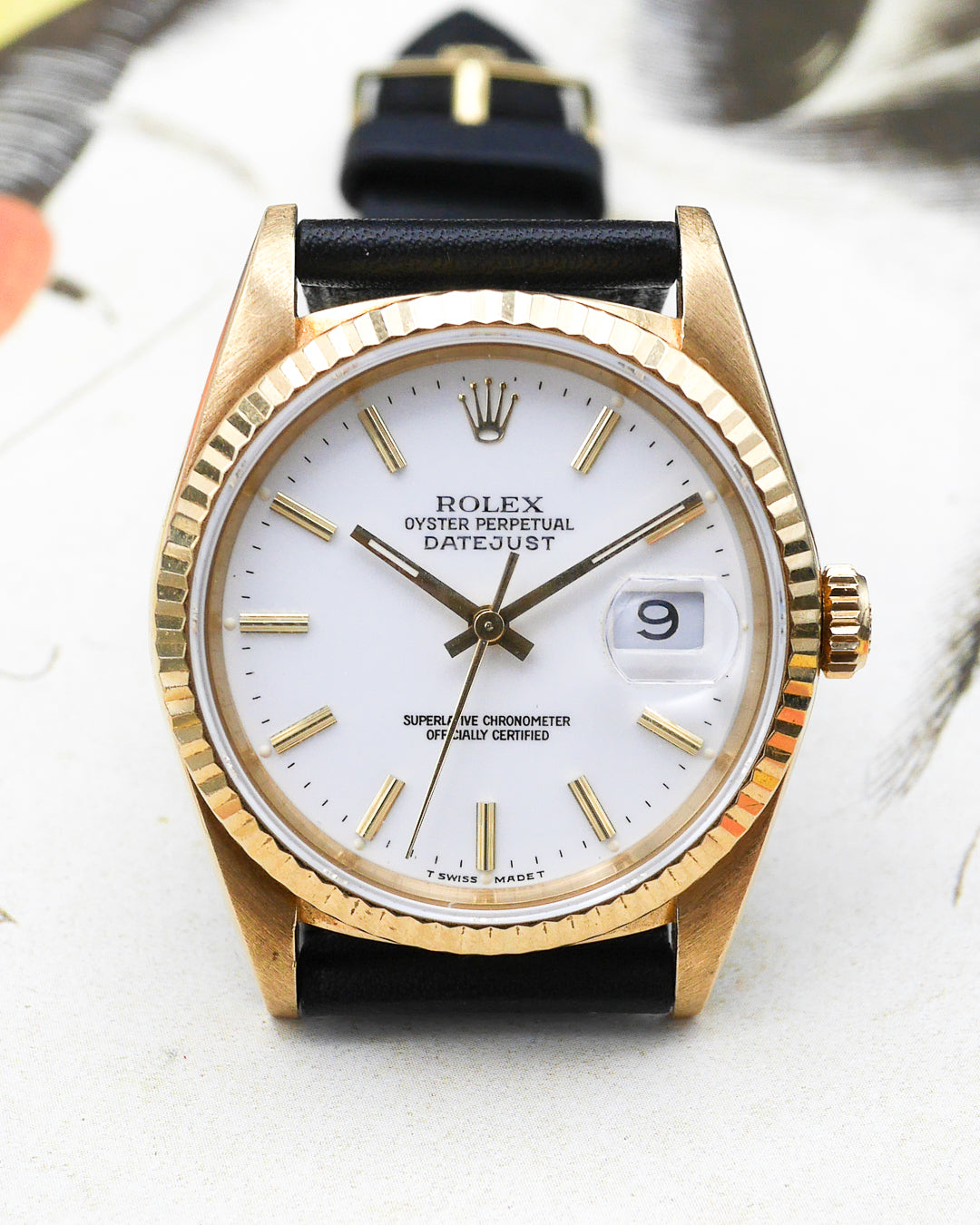 1990s Rolex Oyster Perpetual Datejust 16238 "White Stella"