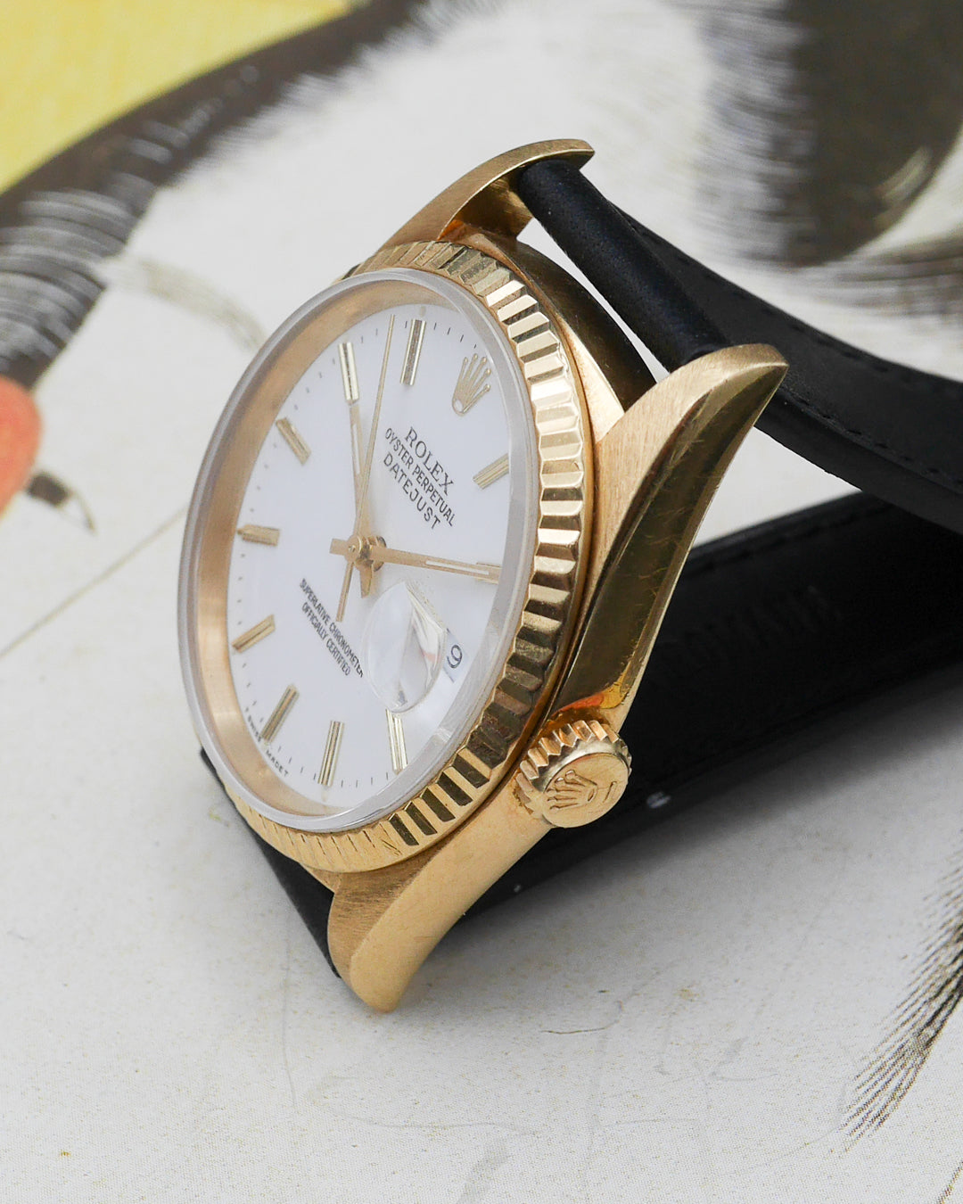 1990s Rolex Oyster Perpetual Datejust 16238 "White Stella"