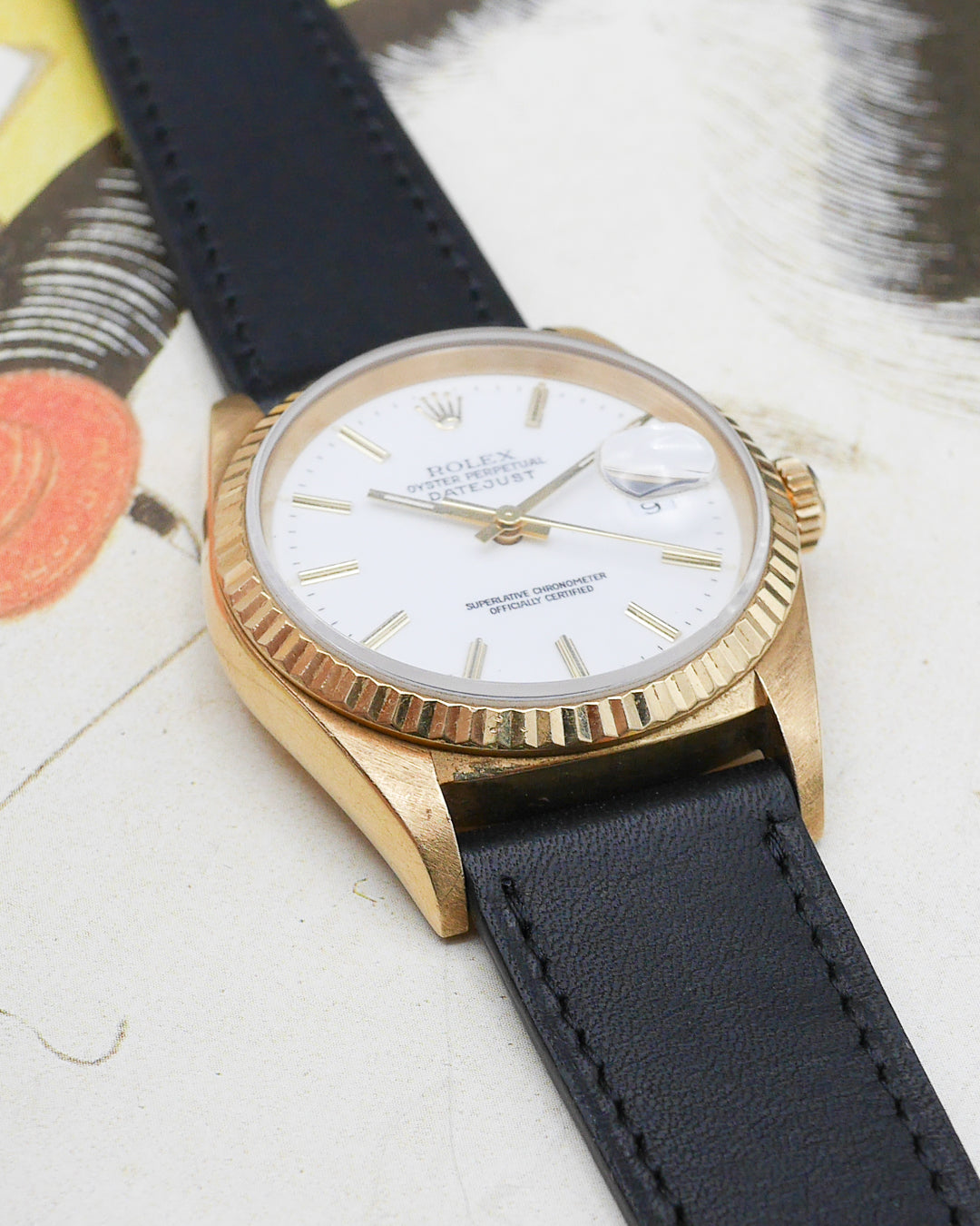 1990s Rolex Oyster Perpetual Datejust 16238 "White Stella"