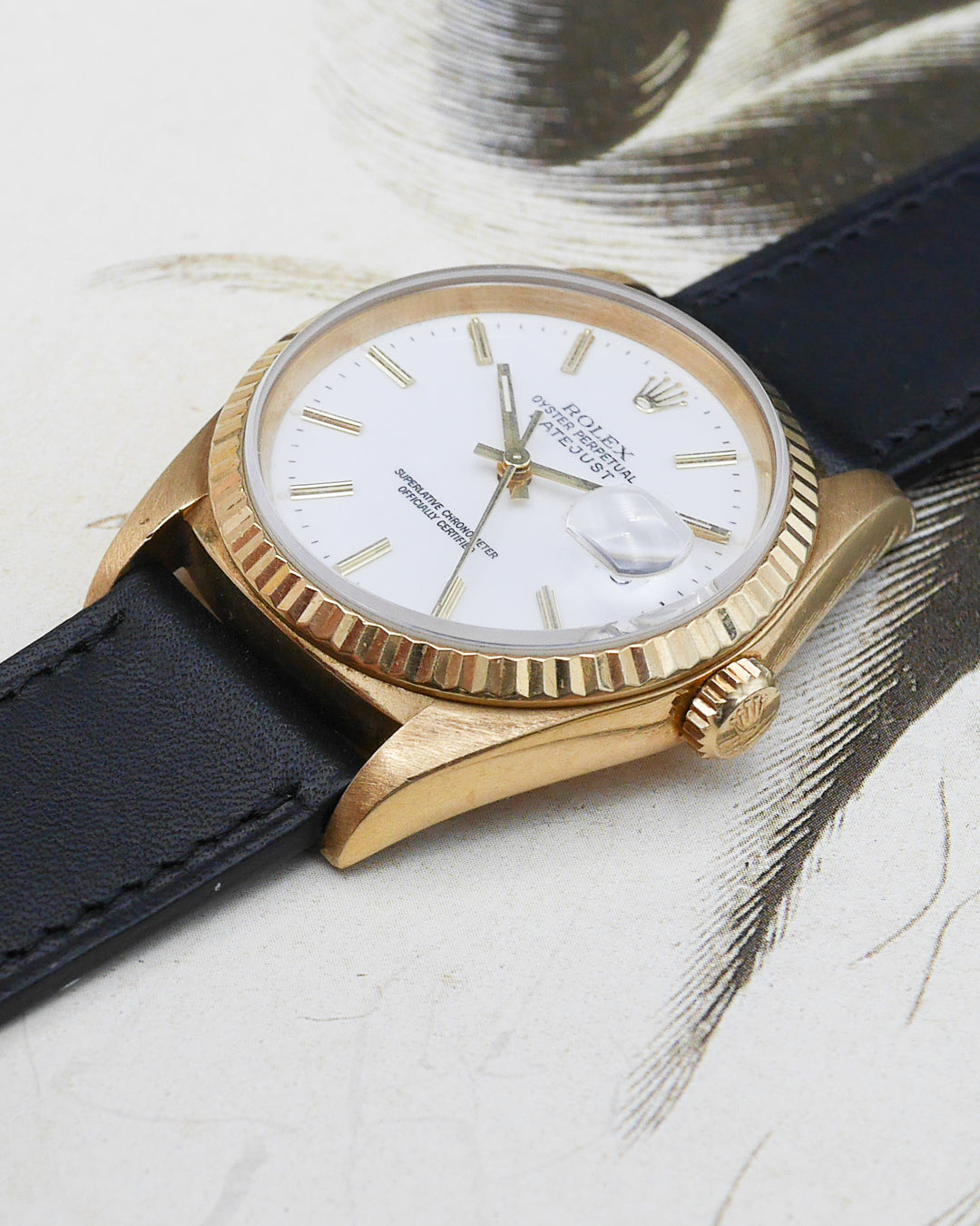1990s Rolex Oyster Perpetual Datejust 16238 "White Stella"