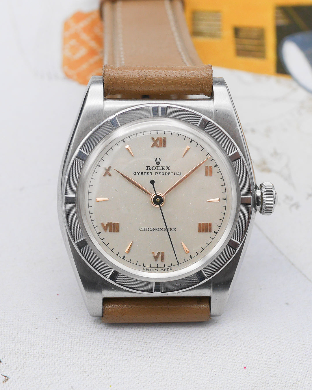 1945 Rolex 3372 Bubble Back in Stainless Steel