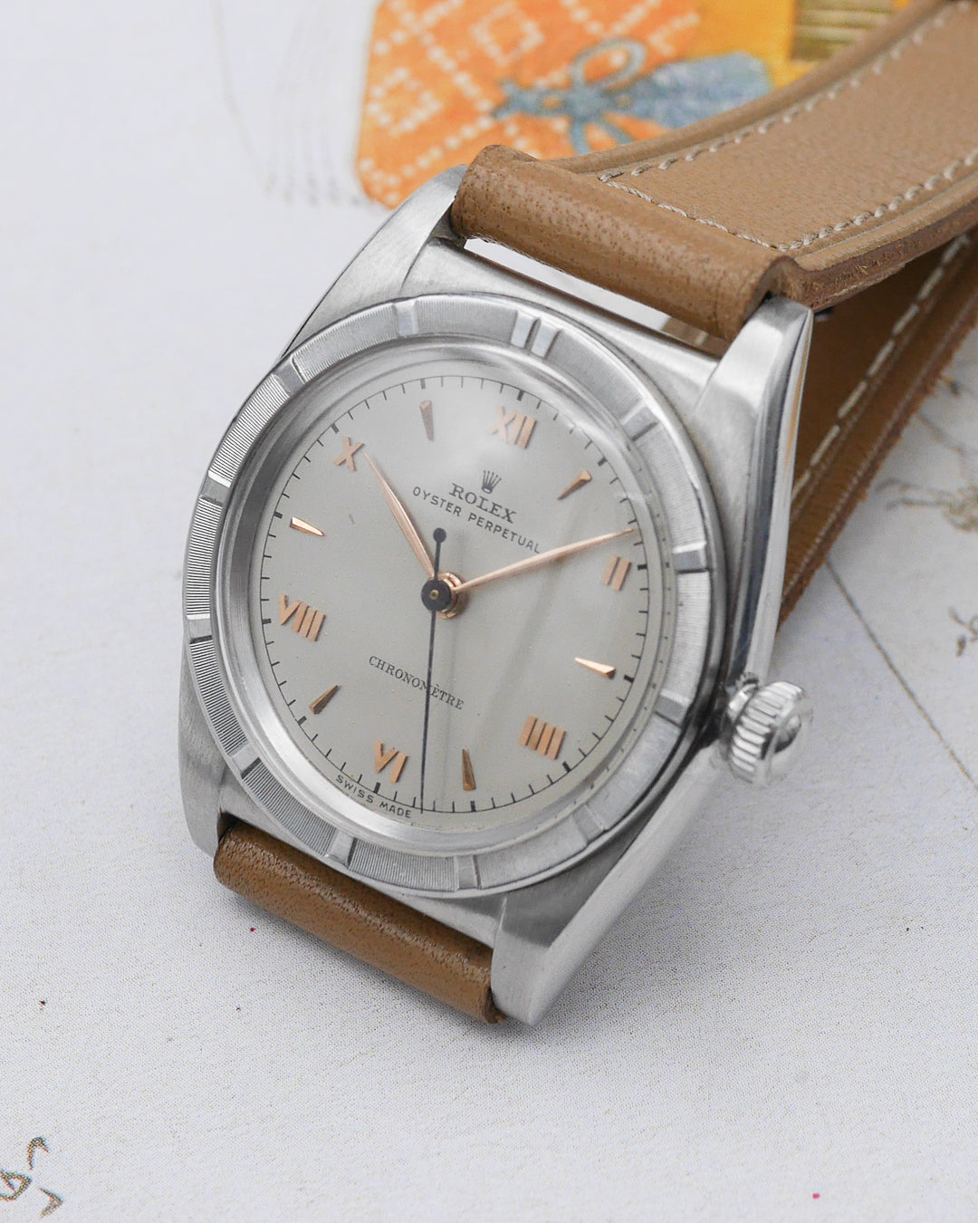 1945 Rolex 3372 Bubble Back in Stainless Steel