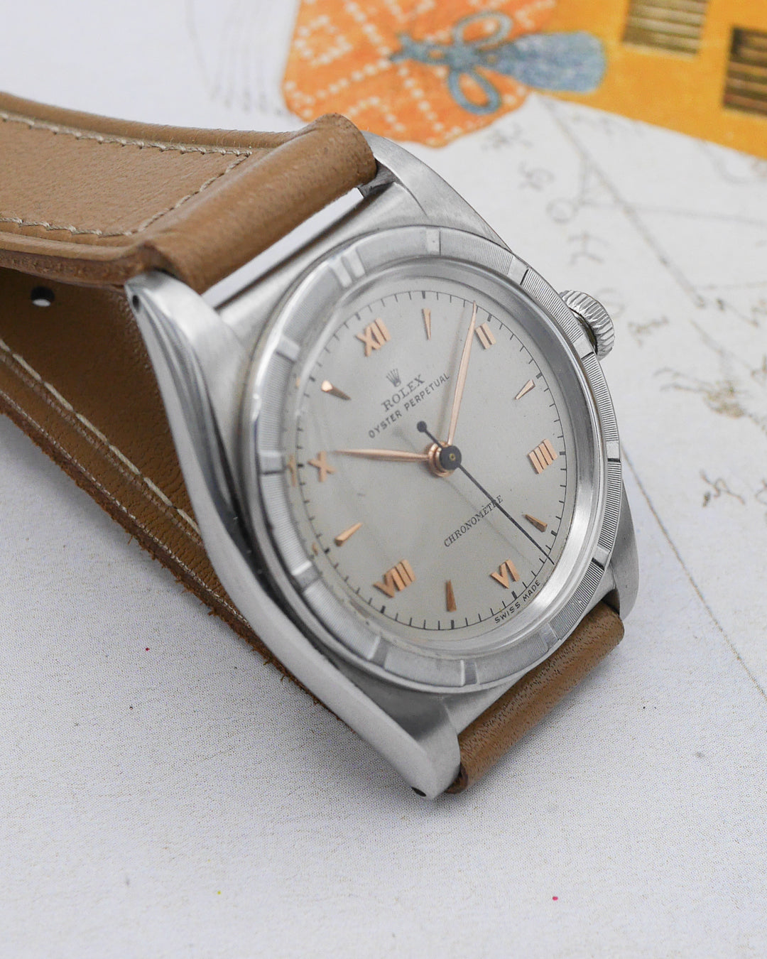 1945 Rolex 3372 Bubble Back in Stainless Steel