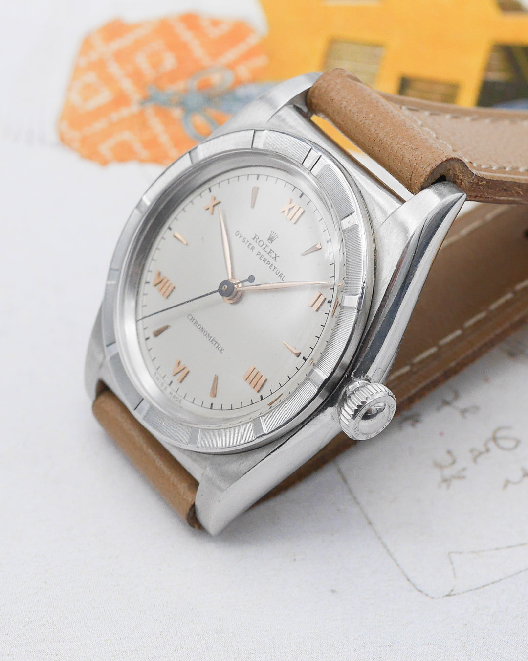 1945 Rolex 3372 Bubble Back in Stainless Steel