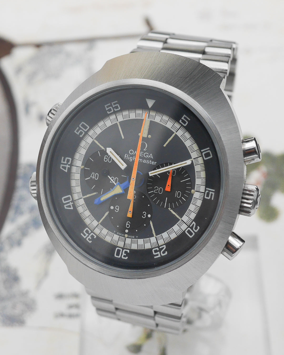 1977 Omega Flightmaster ref.145.026 with its original 1162 bracelet