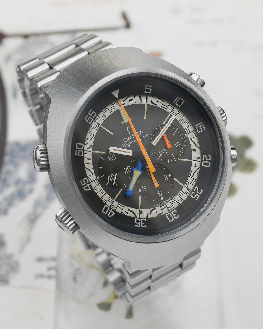 1977 Omega Flightmaster ref.145.026 with its original 1162 bracelet