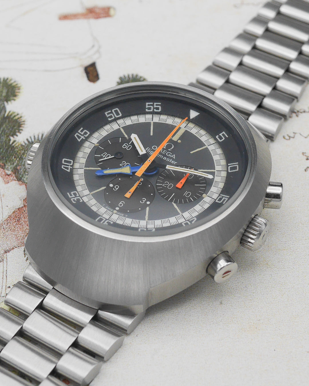 1977 Omega Flightmaster ref.145.026 with its original 1162 bracelet