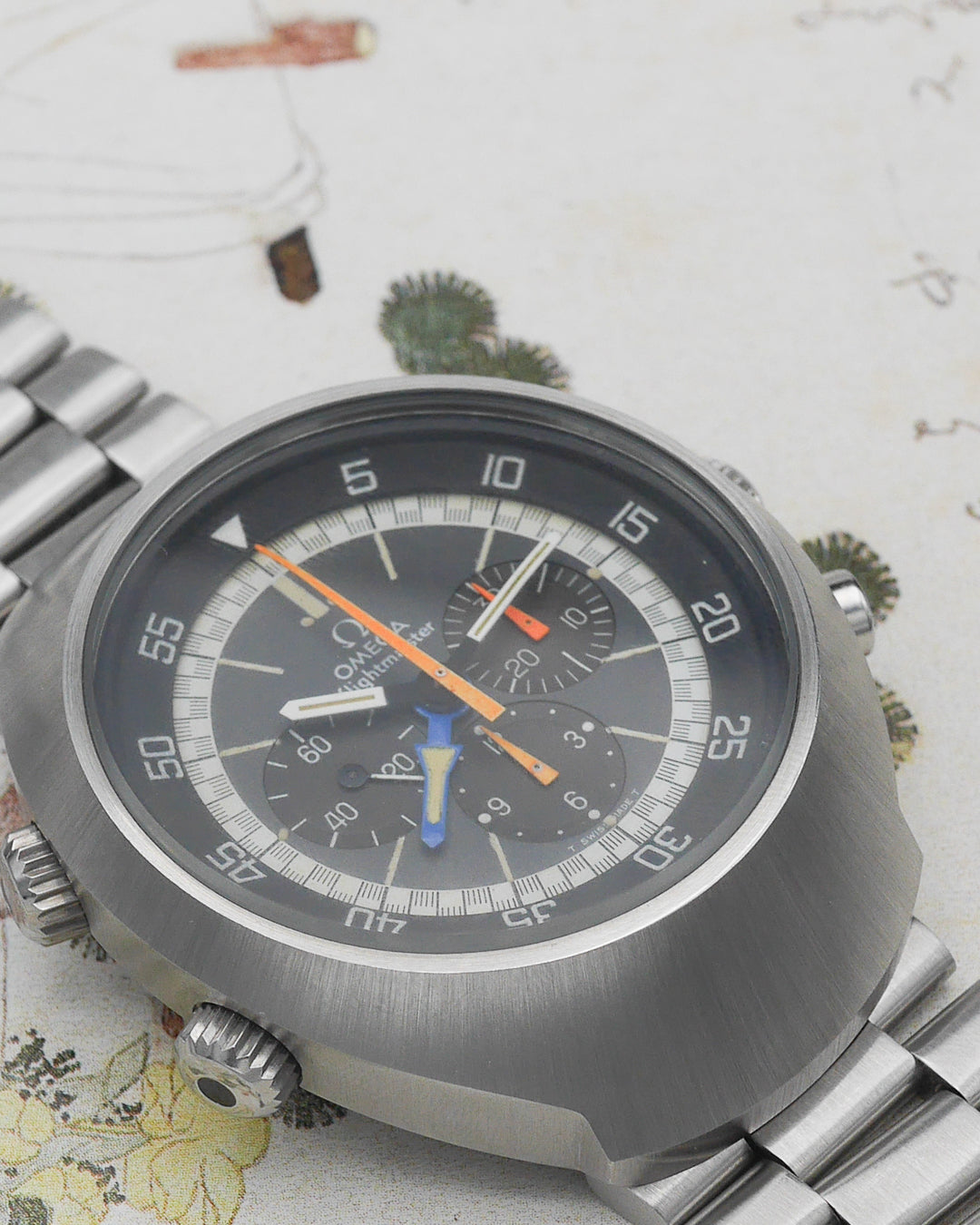 1977 Omega Flightmaster ref.145.026 with its original 1162 bracelet