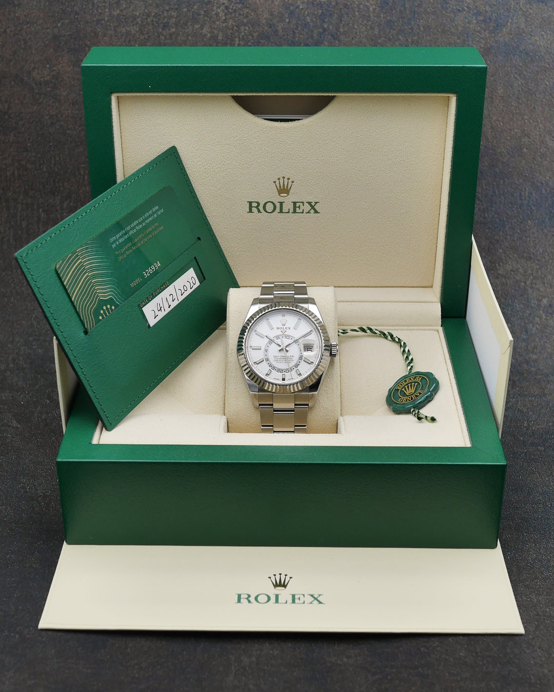 2020 Rolex Sky-Dweller ref. 326934 white dial - Full set