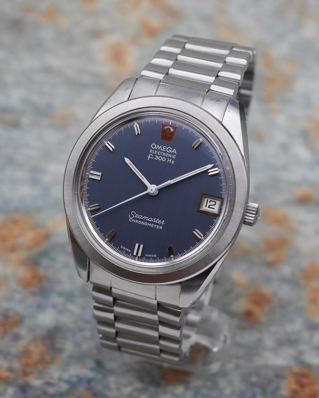 1970s Omega Seamaster 198.001 Electronic F300Hz with 1125 bracelet