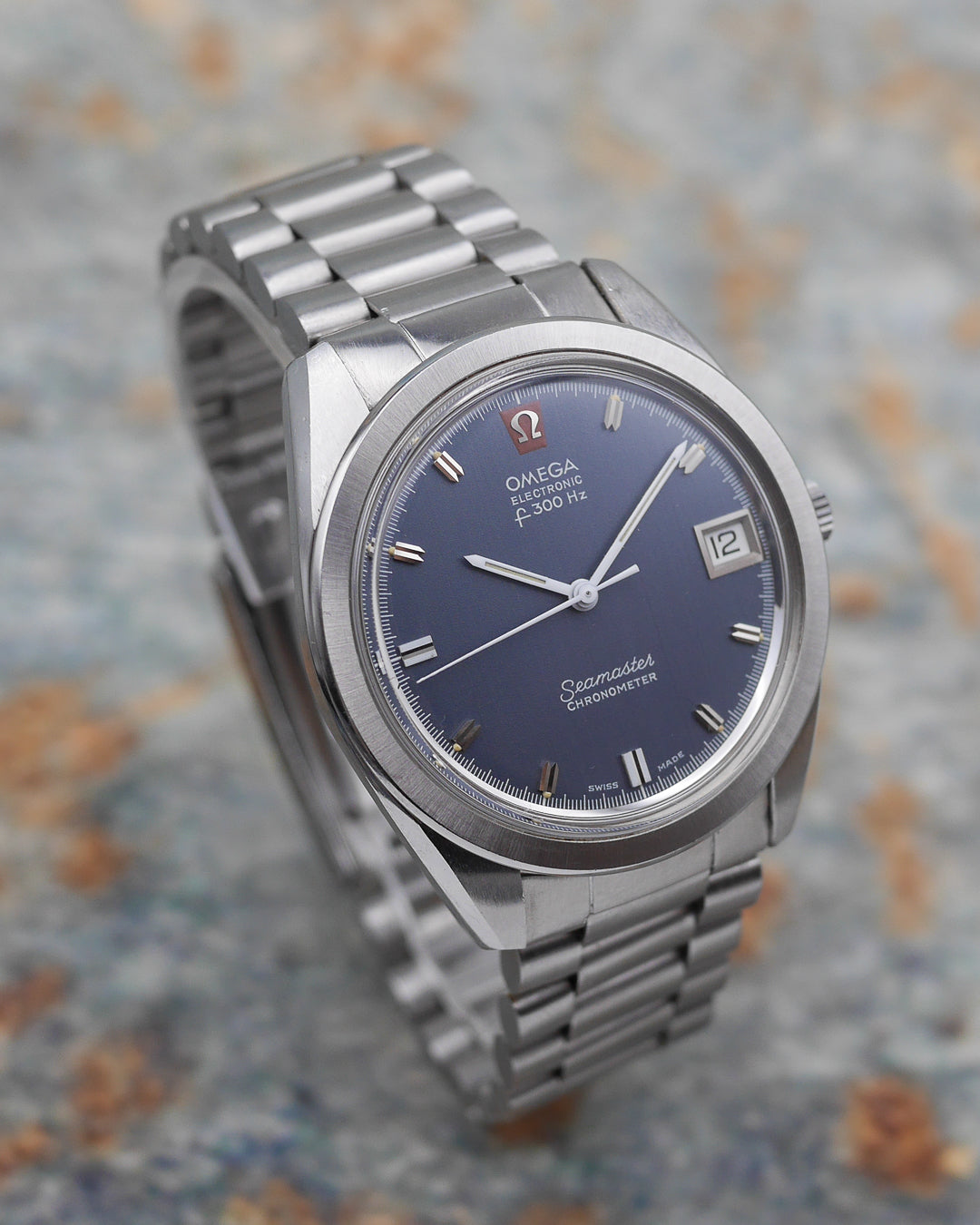 1970s Omega Seamaster 198.001 Electronic F300Hz with 1125 bracelet