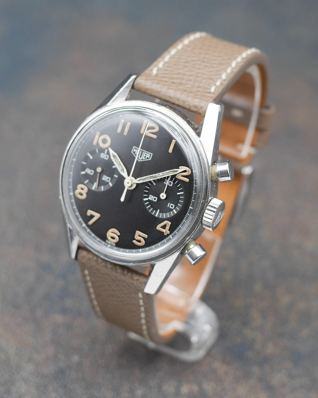 1960s Heuer Carrera ref. 7753 "Belgian Air Force"