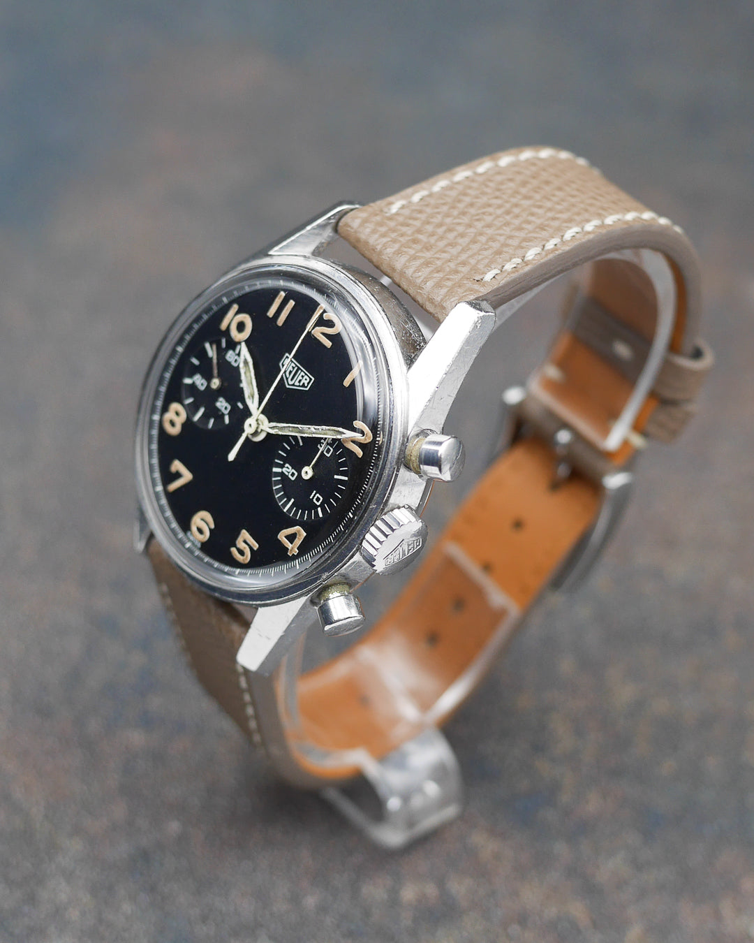 1960s Heuer Carrera ref. 7753 "Belgian Air Force"