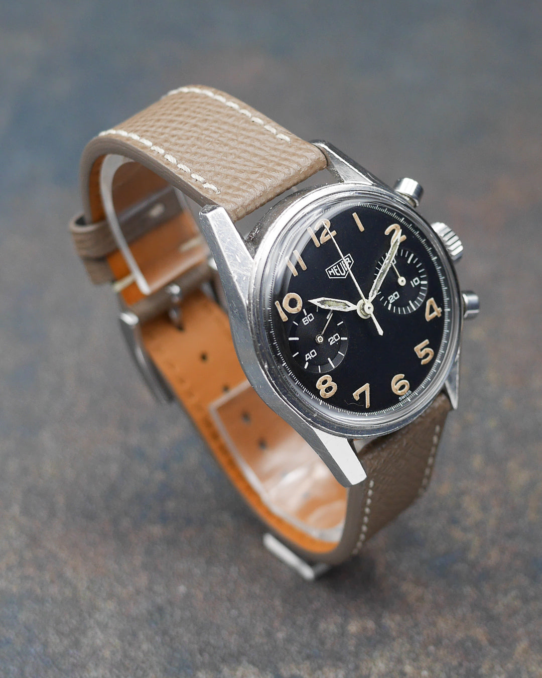 1960s Heuer Carrera ref. 7753 "Belgian Air Force"