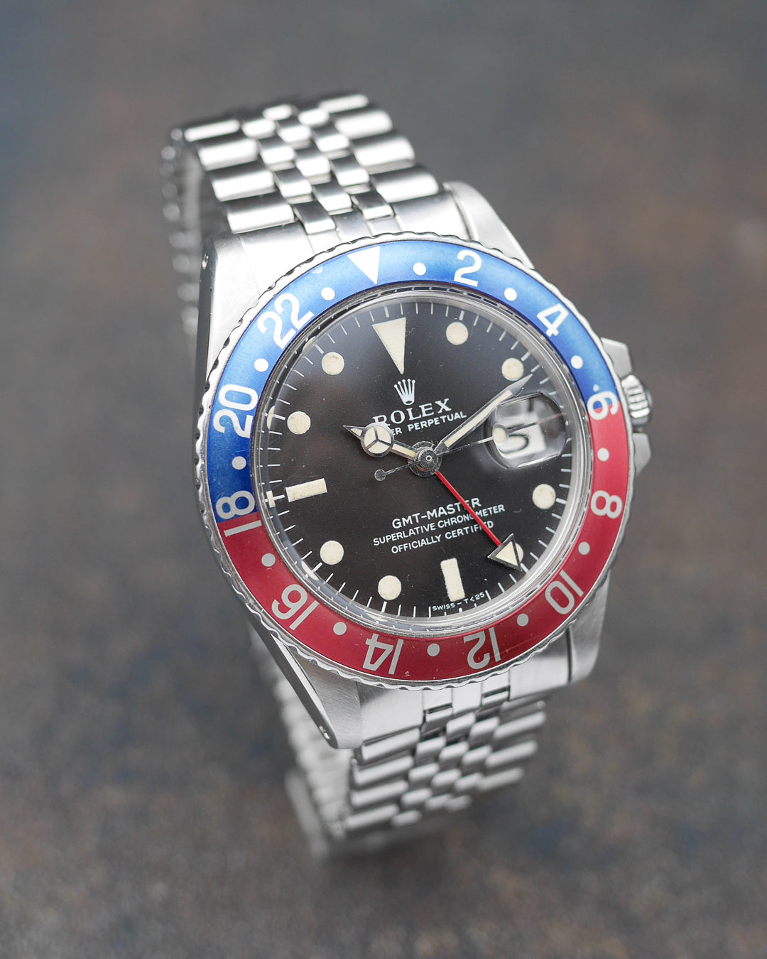1969 Rolex GMT-Master ref. 1675 MK1 "Long E" with box and papers