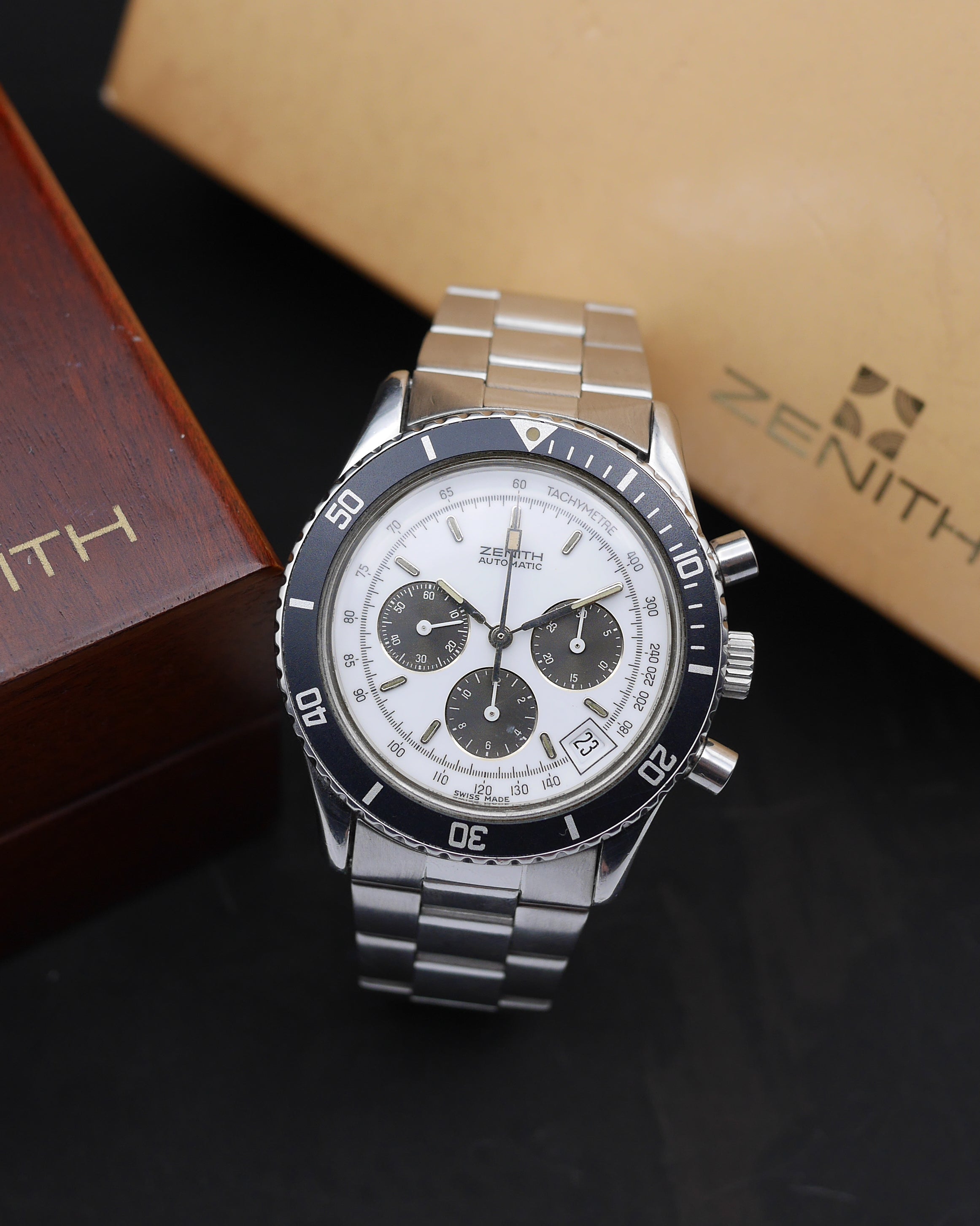1988 Zenith El Primero de Luca ref.01.0040.400 with original box