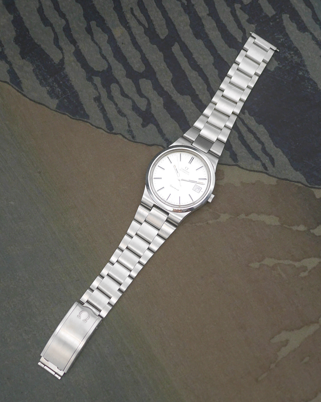 1973 Omega Geneve ref. 166.0173 with its 1181/215 bracelet