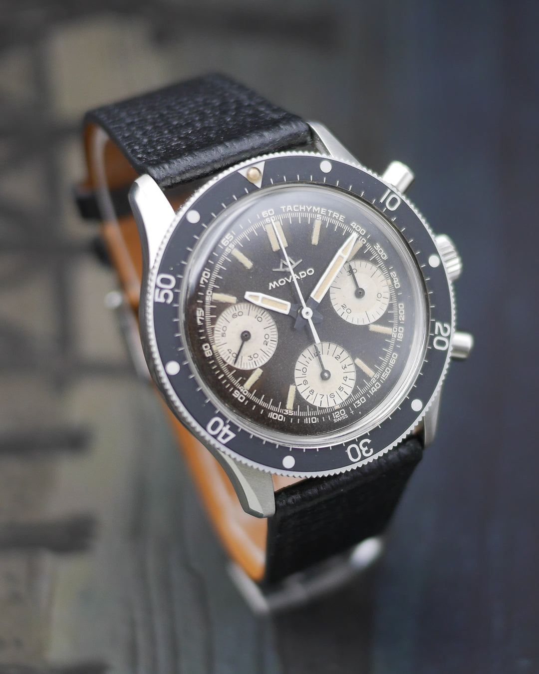 1960s Movado Super Sub Sea chronograph