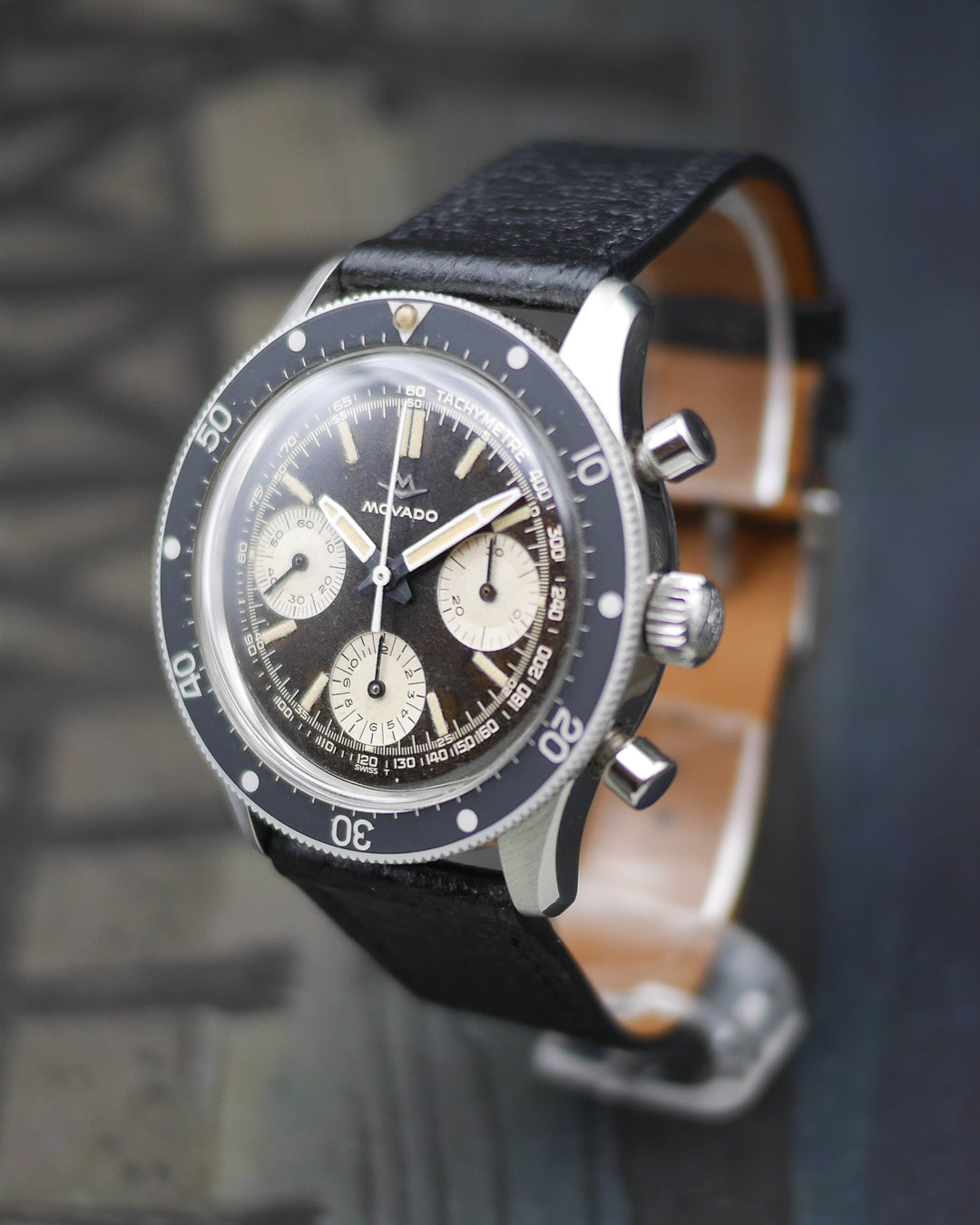 1960s Movado Super Sub Sea chronograph