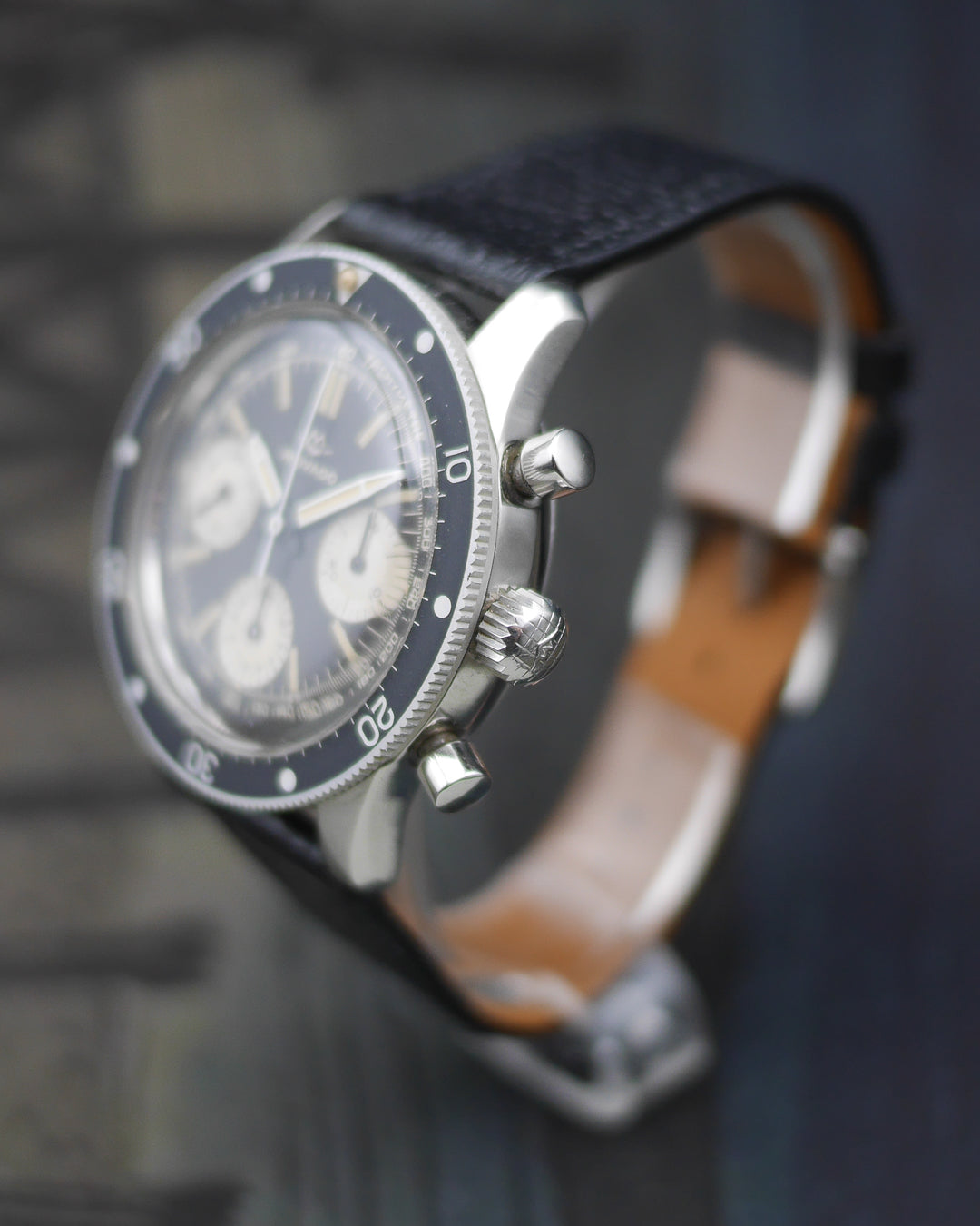 1960s Movado Super Sub Sea chronograph