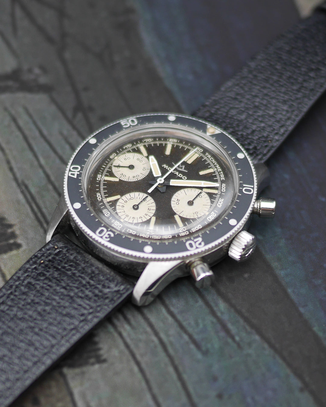 1960s Movado Super Sub Sea chronograph