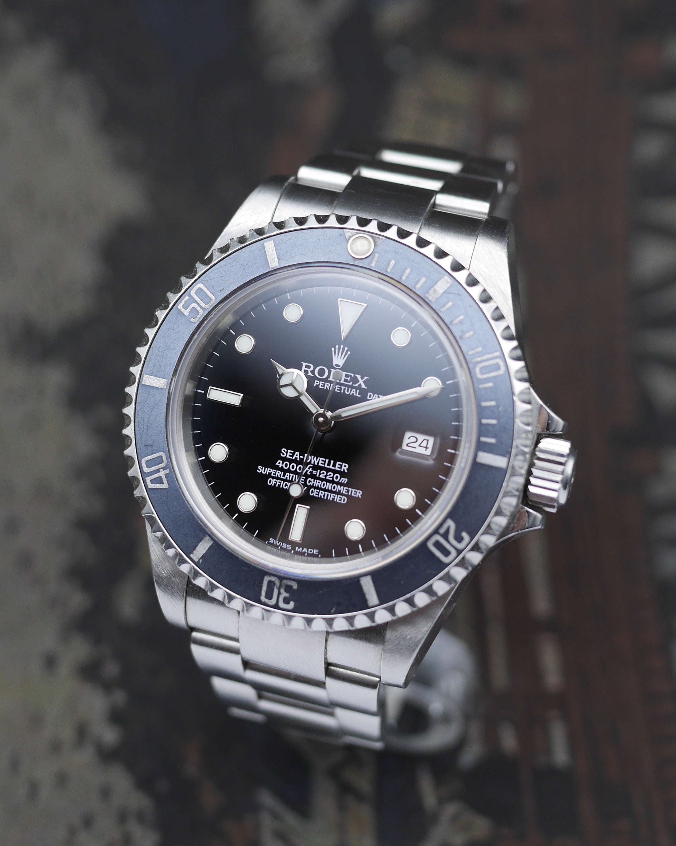 2004 Rolex Sea-Dweller ref. 16600 patinated bezel - with Box