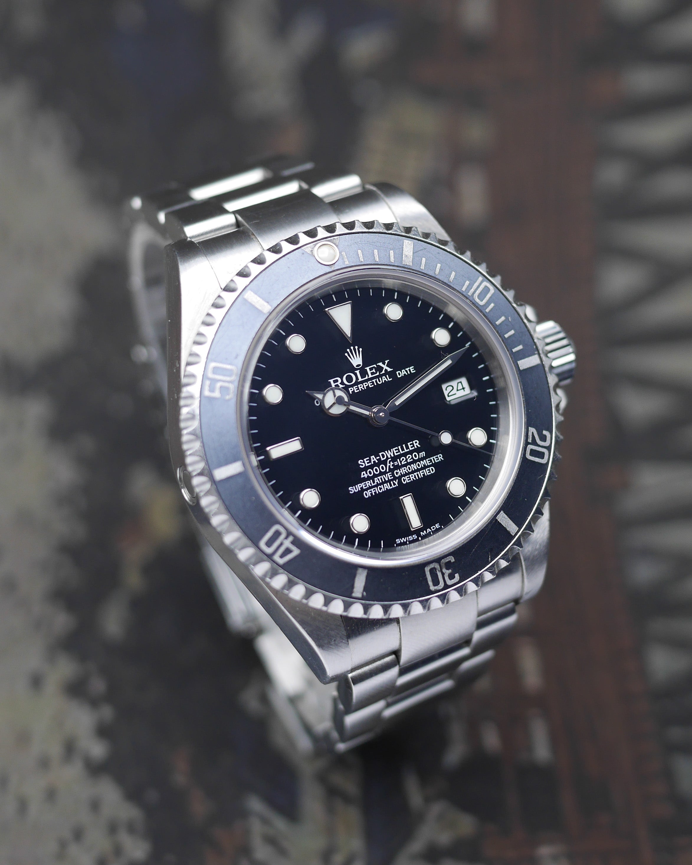 2004 Rolex Sea-Dweller ref. 16600 patinated bezel - with Box