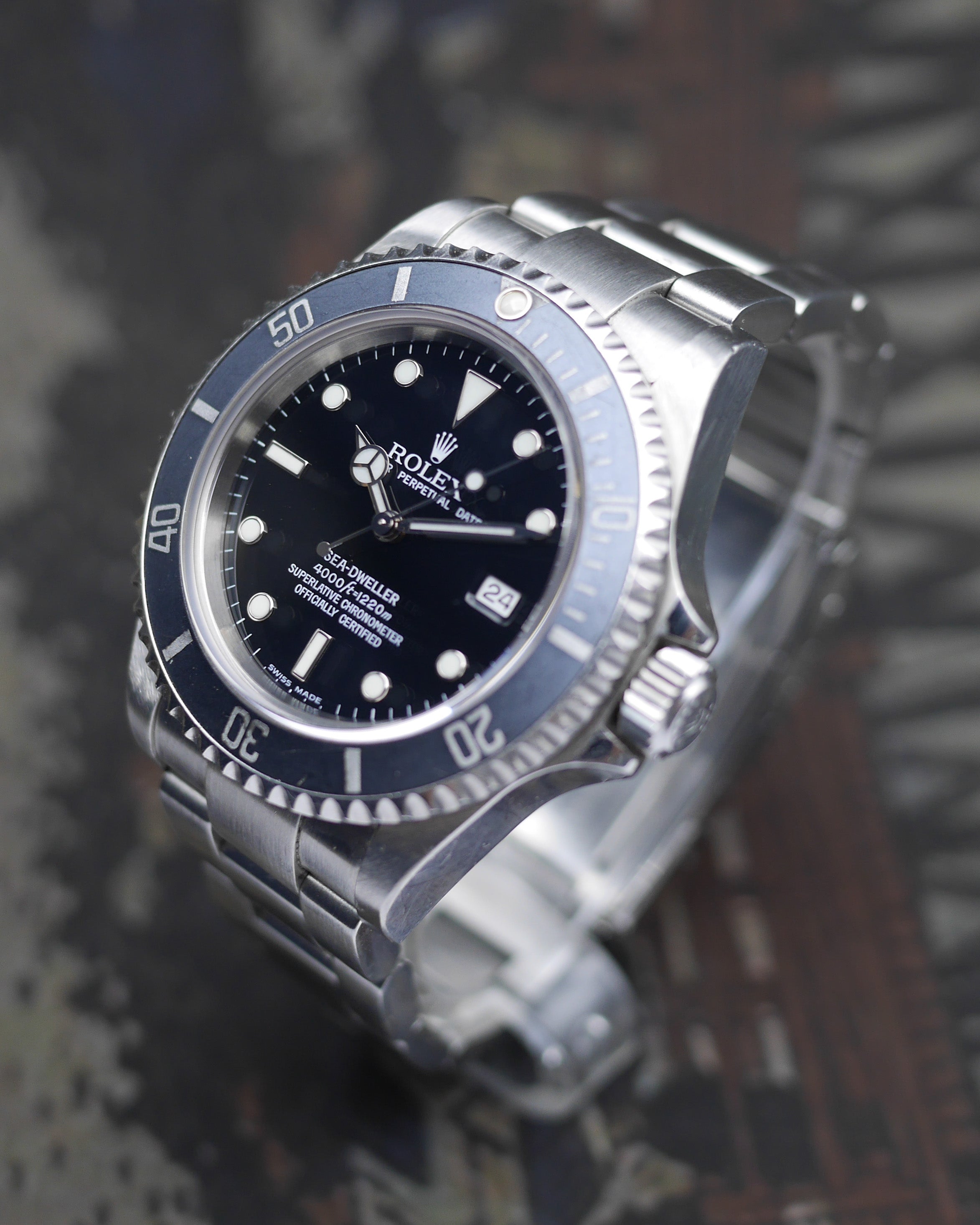 2004 Rolex Sea-Dweller ref. 16600 patinated bezel - with Box
