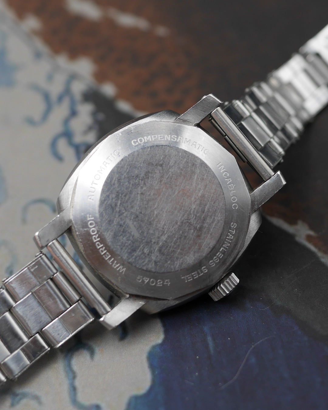 1960s Nivada Depthmaster Baby Panerai signed Intersport