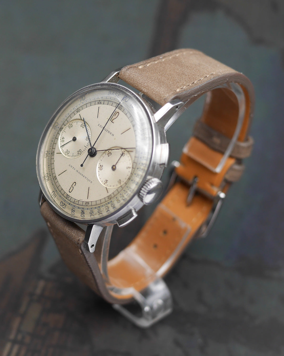 1942 Longines 13ZN Chronograph ref. 4994 with its archive extract