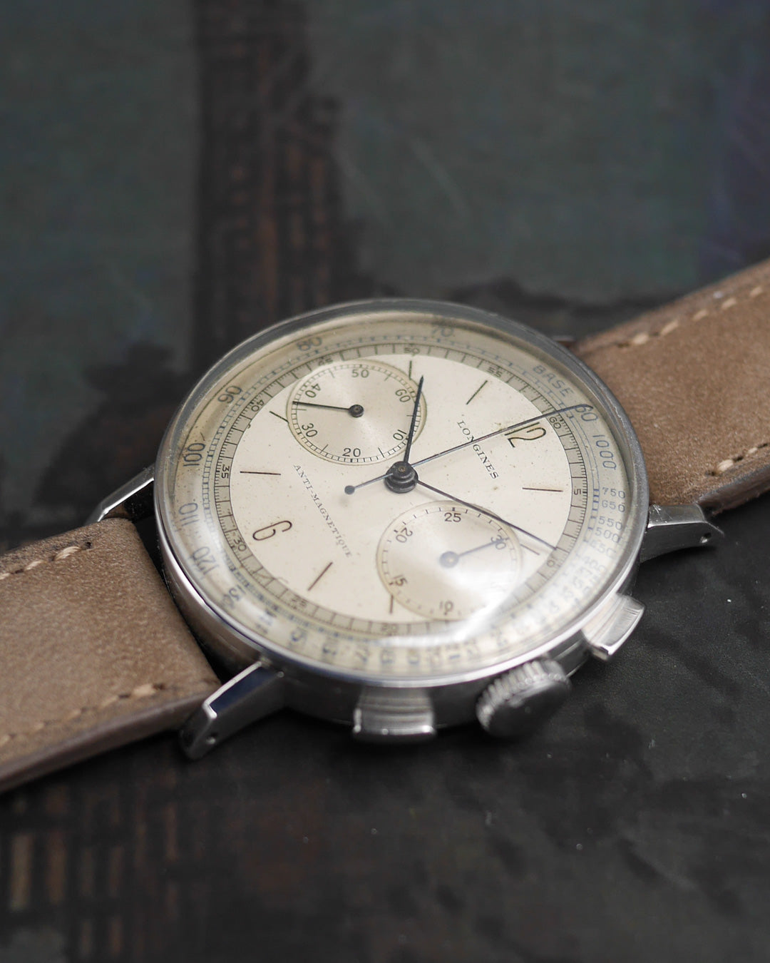 1942 Longines 13ZN Chronograph ref. 4994 with its archive extract